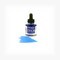 Dr. Ph. Martin's® TECH Drawing Ink, 1.0 US fl oz, 8W Indigo, 1 Bottle